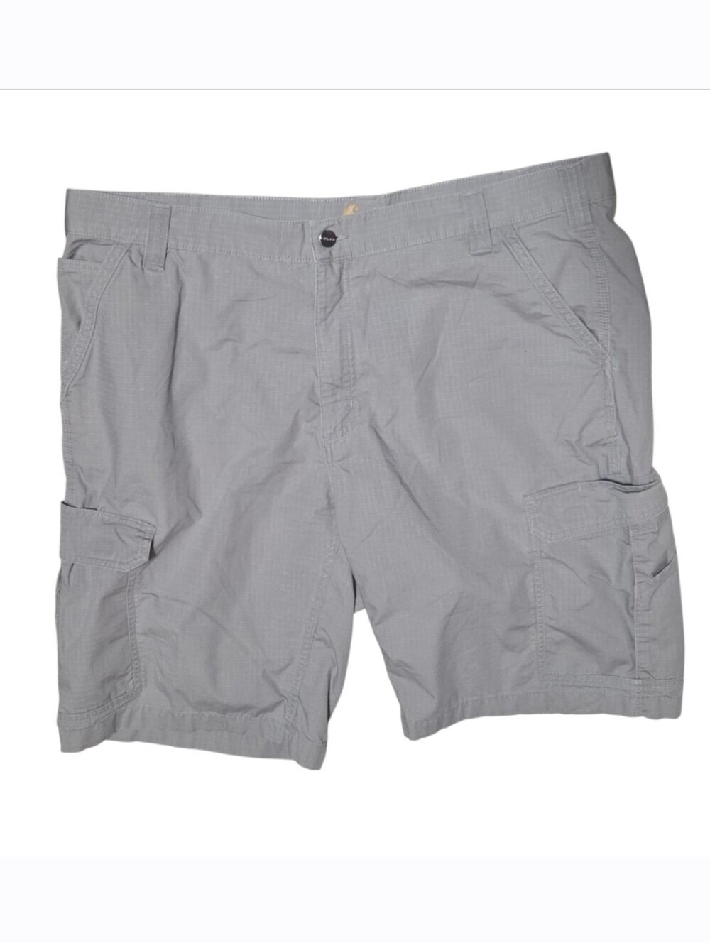 Carhartt Men's Force Broxton Relaxed Fit Ripstop Gray Cargo Work Shorts Size 42
